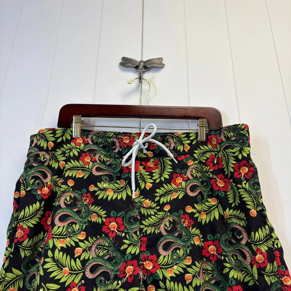 Dragon Ball Super Shenron Dragon Swim Trunks Mens Size XL Anime Tropical Summer